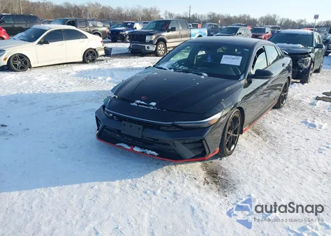 2025 Hyundai Elantra N из США, поврежденный, VIN KMHLW4DKXSU028975
